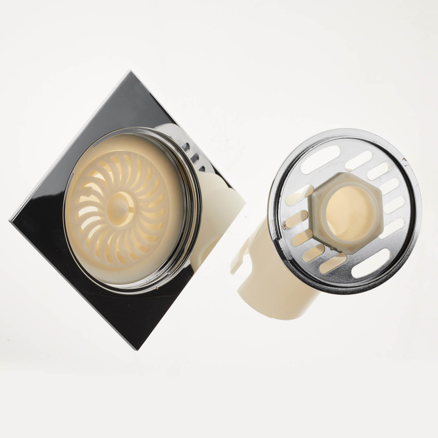 水鹿-配件－地漏－传统翻板地漏——洗衣机专用+非移位