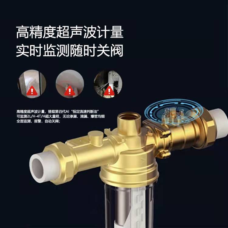 水鹿-厨房－净水器－水鹿新款高端漏水保护前置过滤一体机