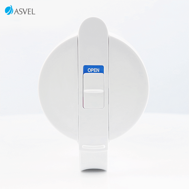 水鹿-家居－家居好物－阿司倍鹭ASVEL凉水壶耐热冷水壶 日本耐高温便携外出凉水壶果汁壶凉水杯 透明白色1.1L-8256