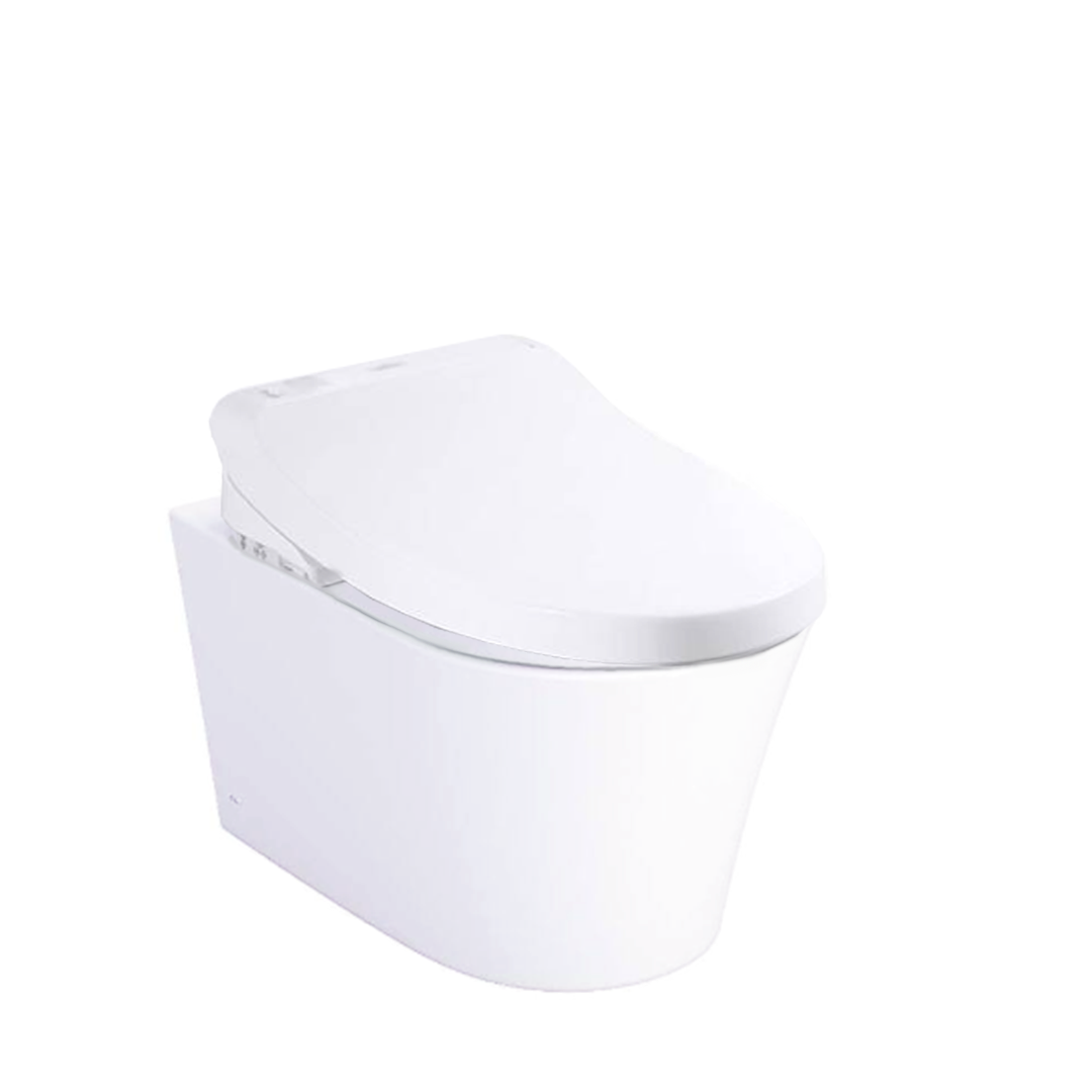 水鹿-马桶－壁挂马桶－水鹿全新一代雪豹智能壁挂马桶自动翻盖水电全隐藏TOTO陶瓷体553EB