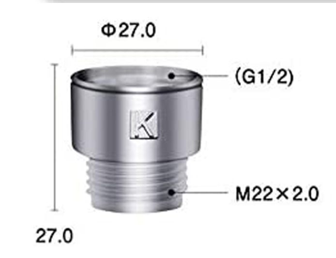 水鹿-淋浴－单品－KVK转接头（国产龙头转KVK花洒软管专用）