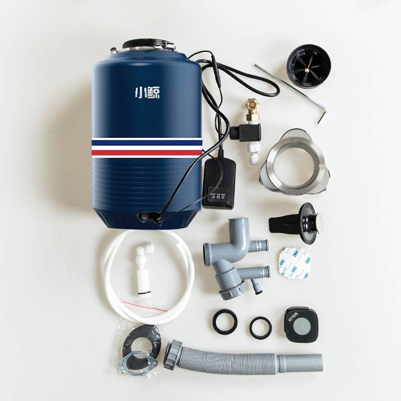 水鹿-厨房－垃圾处理器－小鲸厨房食物智能全自动垃圾处理器V8 自动进水自动关机