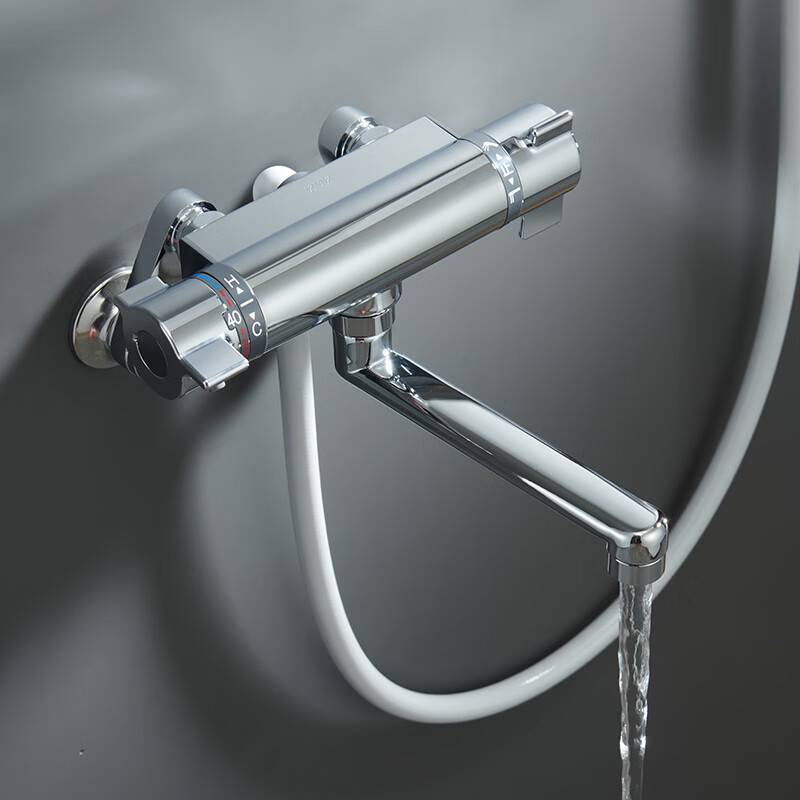 水鹿-淋浴－恒温－KVK核心技术一擦净技术KF800THS水垢都不留