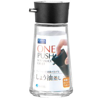 阿司倍鹭（ASVEL）日本按压式玻璃油瓶酱油醋瓶