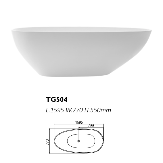 水鹿优宜科人造石浴缸-TG504/TG505
