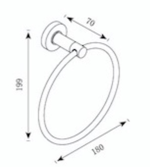 水鹿-配件－挂件－水鹿优选圆形毛巾挂环