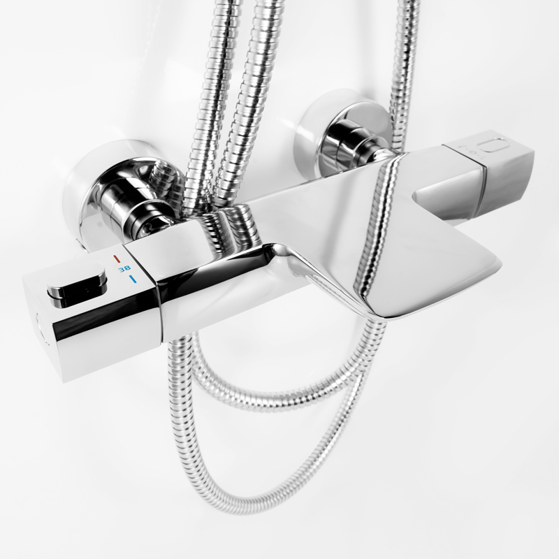 水鹿-淋浴－恒温－小平恒温龙头淋浴柱套装