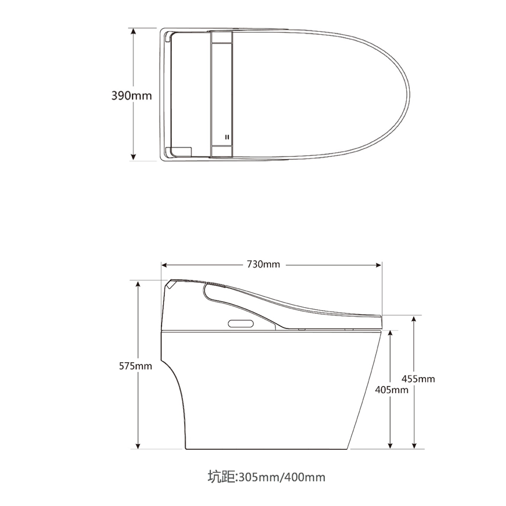 水鹿-马桶－智能马桶－水鹿智能马桶-大鲸/小鲸
