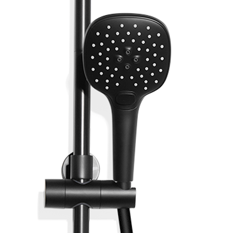 水鹿-淋浴－恒温－水鹿黑色恒温淋浴器-黑珍珠