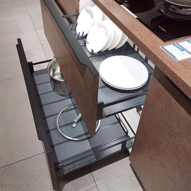 水鹿-厨房－厨房五金－ 瑞士铂格三边锅篮（ 瑞士铂格，此款非进口）