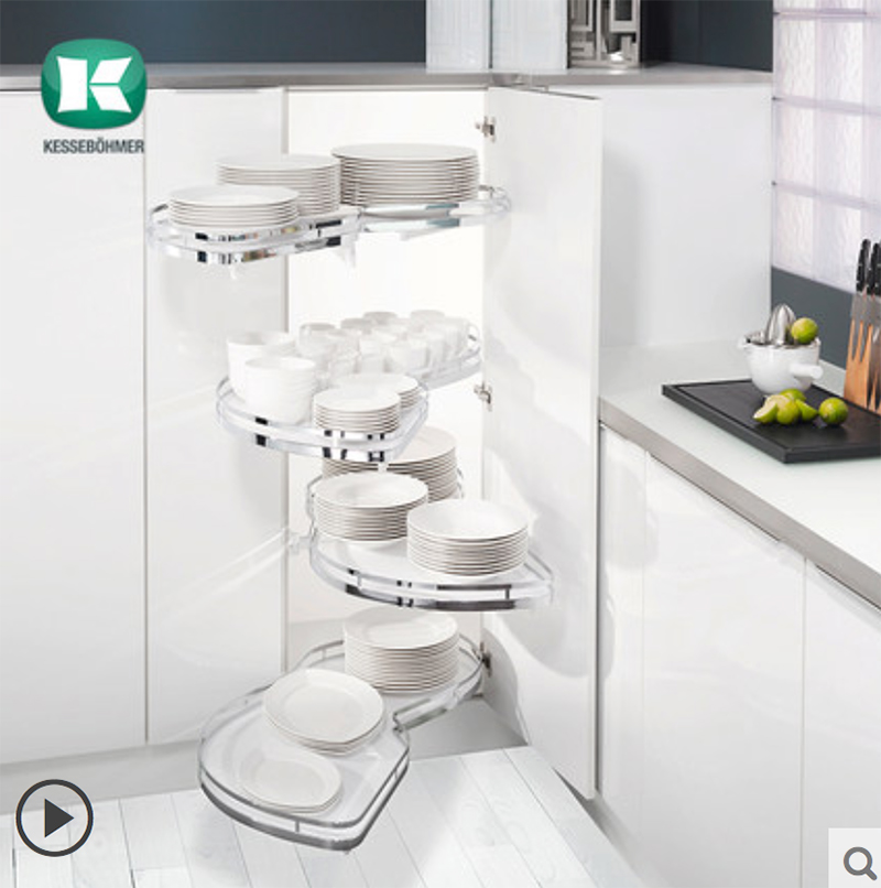 水鹿-厨房－厨房五金－凯斯宝玛橱柜拉篮飞碟拐角小怪物（德国原装进口）