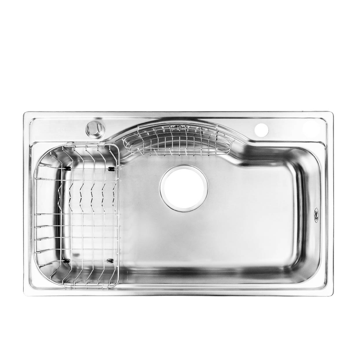 水鹿-厨房－水槽－普乐美日式大单槽G79