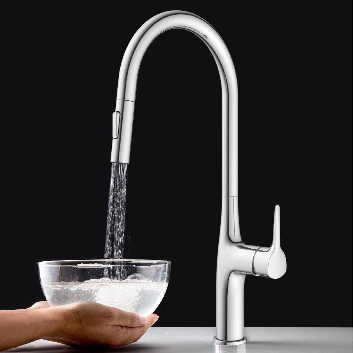 水鹿-厨房－厨房龙头－水鹿超顺滑磁吸抽拉厨房龙头-大顺