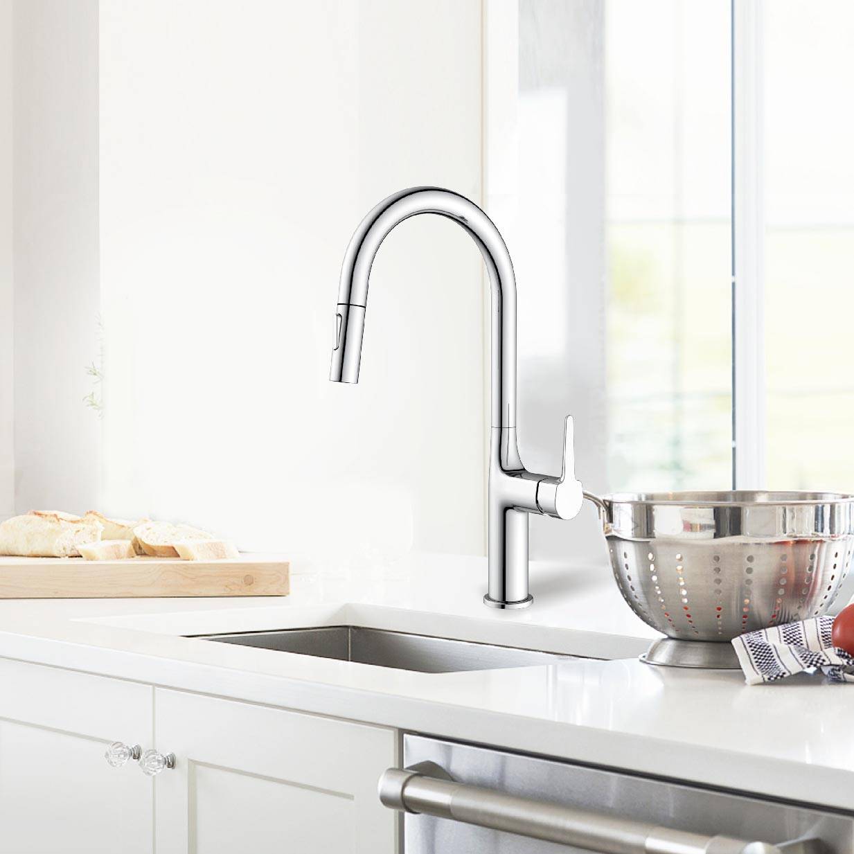 水鹿-厨房－厨房龙头－水鹿超顺滑磁吸抽拉厨房龙头-大顺