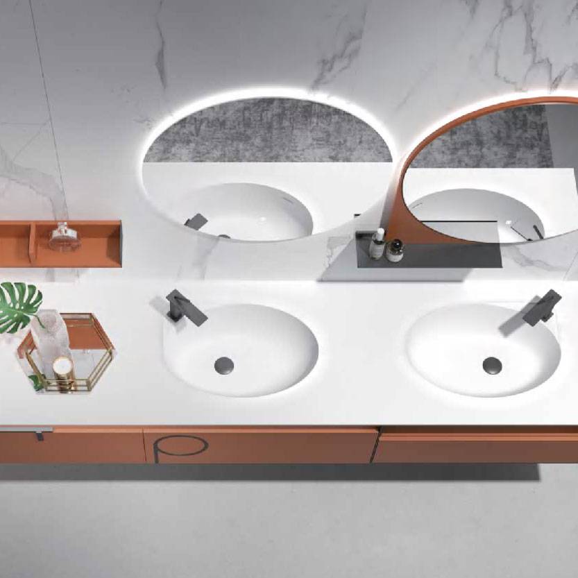 水鹿-洗面－浴室柜（非定制）－浴室柜Narns纳恩斯PY295系列， 购买浴室柜不含龙头与下水