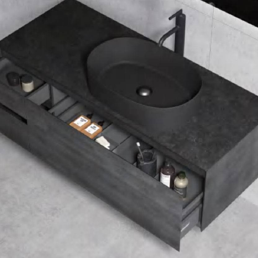 水鹿-洗面－浴室柜（可定制）－浴室柜Roy罗伊 PY28313（定制交期图纸签字确认后60天） 购买浴室柜不含龙头与下水