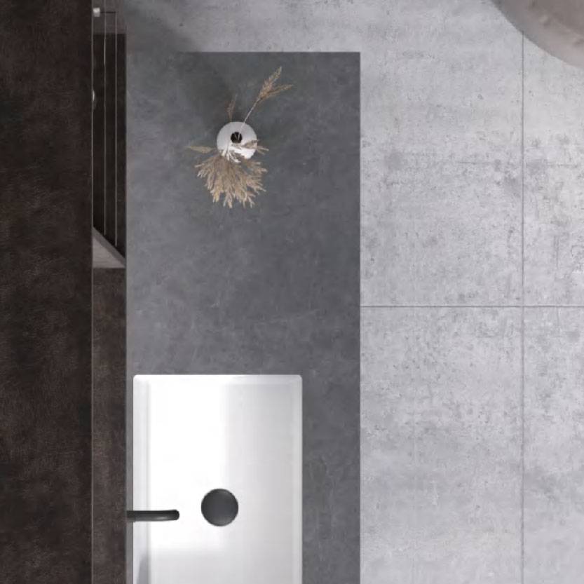 水鹿-洗面－浴室柜（可定制）－浴室柜Olee奥里 PY28413（定制交期图纸签字确认后60天） 购买浴室柜不含龙头与下水