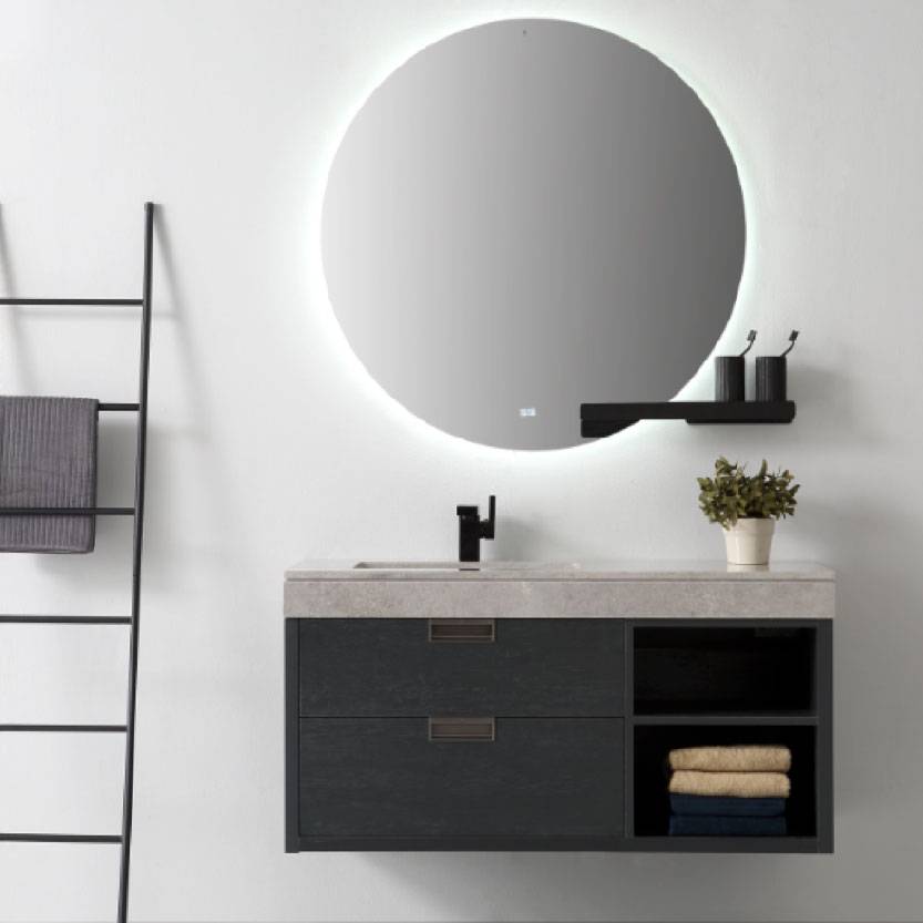 水鹿-洗面－浴室柜（可定制）－浴室柜Artemis阿蒂米斯 PY24612（定制交期图纸签字确认后60天） 购买浴室柜不含龙头与下水