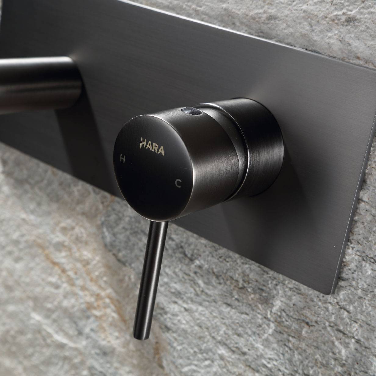 水鹿-洗面－面盆龙头－水鹿暗装面盆龙头-黑石