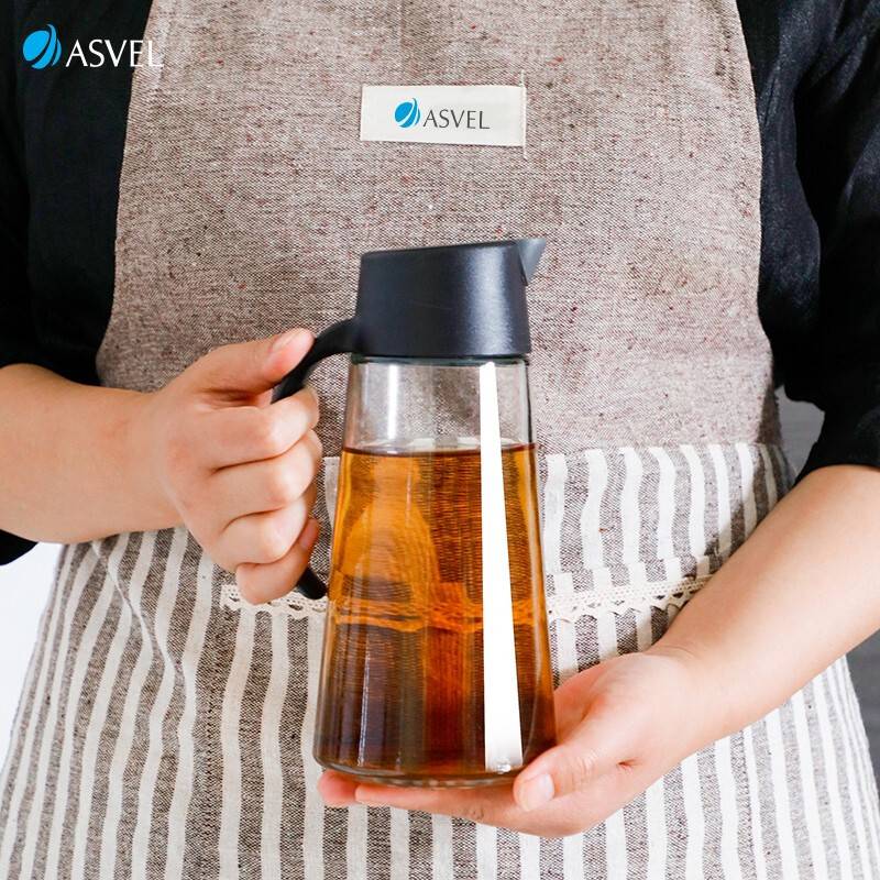 水鹿-厨房－厨房五金－阿司倍鹭（ASVEL）家用厨房优选定量密封米箱/密封杂粮罐带计量杯/自动开合装油瓶