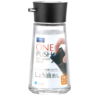 阿司倍鹭（ASVEL）日本按压式玻璃油瓶酱油醋瓶