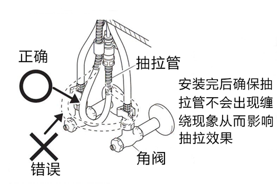 水鹿卫浴-厨房－厨房龙头－日本KVK KM5021T单孔抽拉长柄式厨房龙头