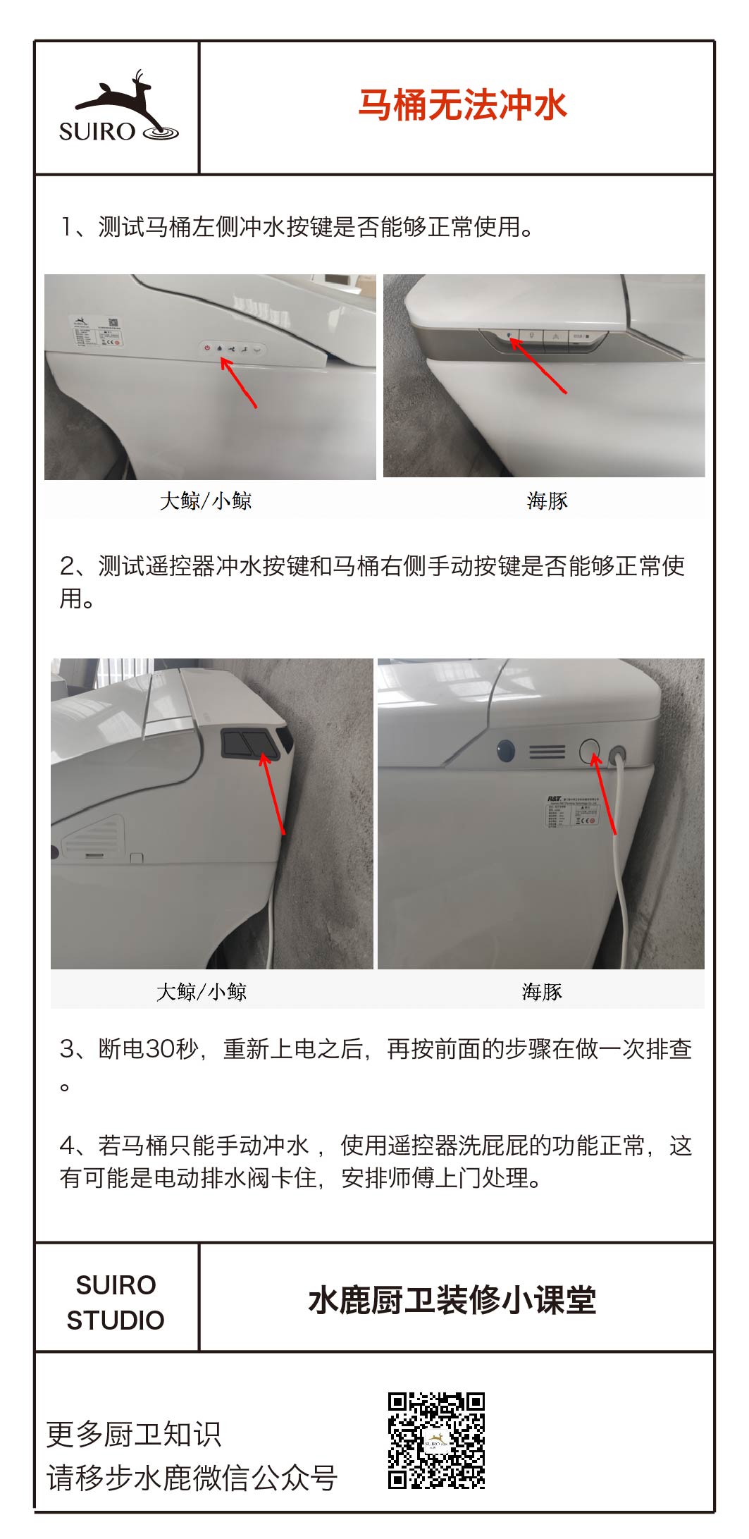 马桶无法冲水